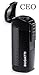 Bugatti CEO Black Premium Triple Flame Cigar Lighter Butane + Punch Cutter (Black)