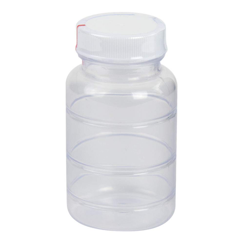 4 oz. Thermoplastic Bottle with Plastic Foam Cap and Clear Tamper