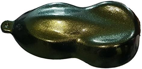 Stellar arts 10g Gold Over Green and Olive Chameleon Paint Powder - Color Shift Paint Pigment