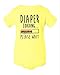 Gina Lou Diaper Loading Please Wait Onesie Infant Bodysuit Yellow/Zest