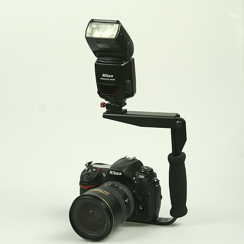 ePhoto WSA605 Camera Flash Flip Bracket with Handle For Most Speedlights