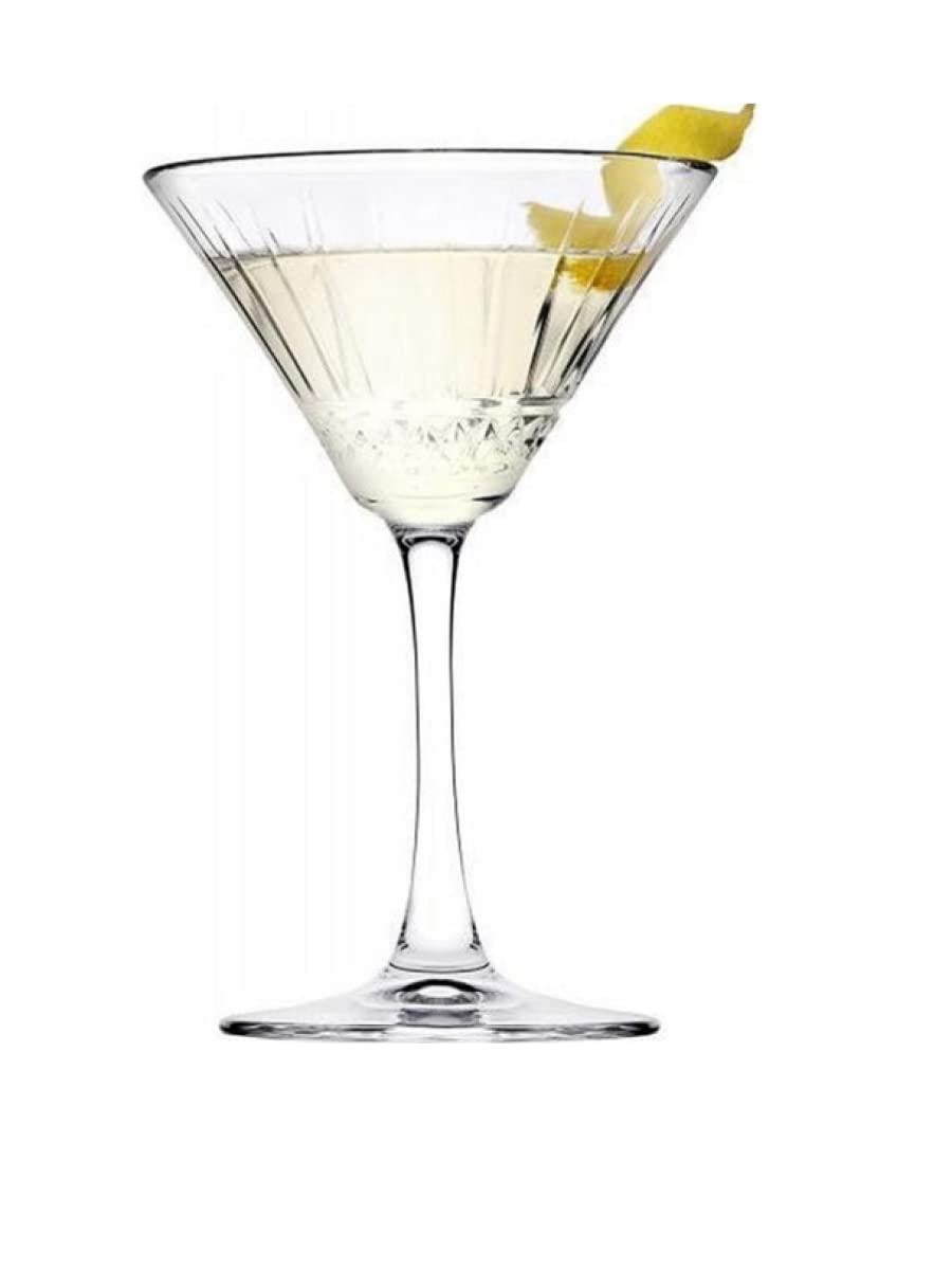 Pasabahce 493353 Elysa Set of 4 Martini Glass Cups Cl22