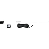 Tram Browning 1191 Amateur Dual Band Glass Mount Antenna UHF 440-450 MHz and VHF 144-148 MHz PL-259 for Icom HYT Vertex Mobil