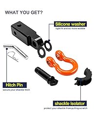 Shackle Hitch Receiver 2 inch with Hitch Pin, 41918