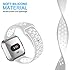 Humenn Bands Compatible for Fitbit Versa, Accessory Breathable Sport Bands Air Holes Compatible Fitbit Versa Smartwatch