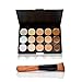 GUAngqi 15 Colors Makeup Concealer Palette Cream Contour Face Neutral Palette Box Beauty
