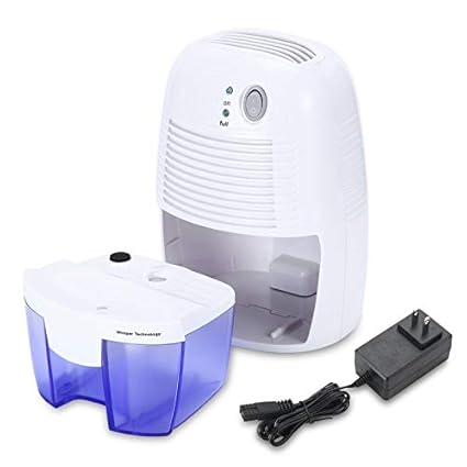 Portable Mini Dehumidifier Quiet Electric Home Drying Moisture Absorber Air Room Dehumidifiers Home Garden