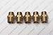 LTWFITTING Brass Pipe Hex Reducing Nipple Fitting 3/4-Inch x 3/8-Inch Male NPT(Pack of 5)
