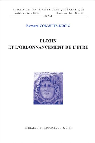 Plotin et l'ordonnancement de l'être