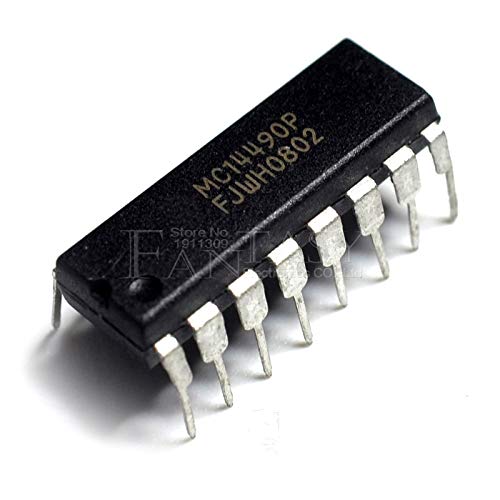 5pcs MC14490P DIP-16 MC14490 DIP16 MC14490PG Logic chip New Original ...