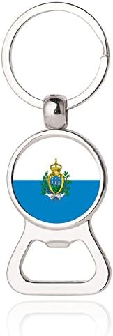 The Republic of San Marino National Flag Photo Printing Bottle Opener Keychain, San Marino National Flag Photo Dome Bottle Opener,Photo Dome Jewelry,Gift,Bottle Opener Key Chain,Promotional Items