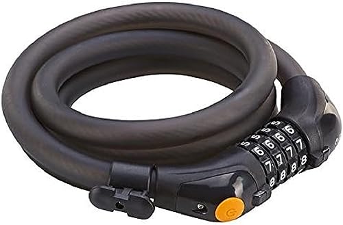Prophete Combination Curly Cable Lock - Multi-Colour, 150 cm /15 mm