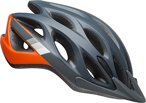 Bell Traverse Adult Bike Helmet (Speed Matte Slate/Gray/Orange (2019), UA (54-61 cm))