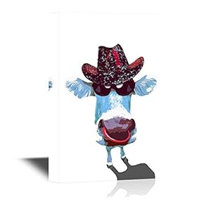 Double Exposure ( Blue Cow)