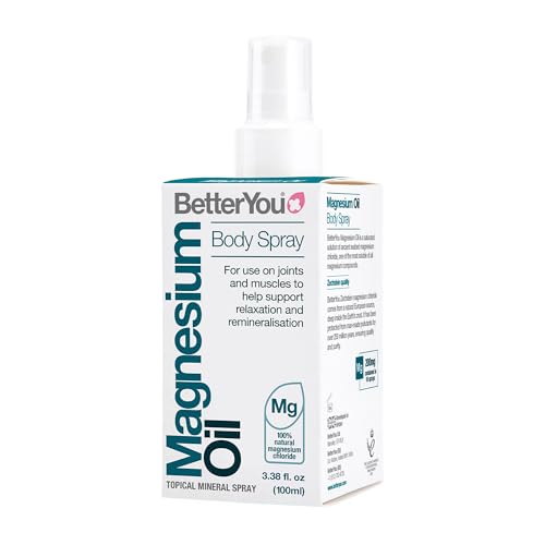 BetterYou Magnesium Chloride Oil Body Spray Supplement for Joints & Muscles