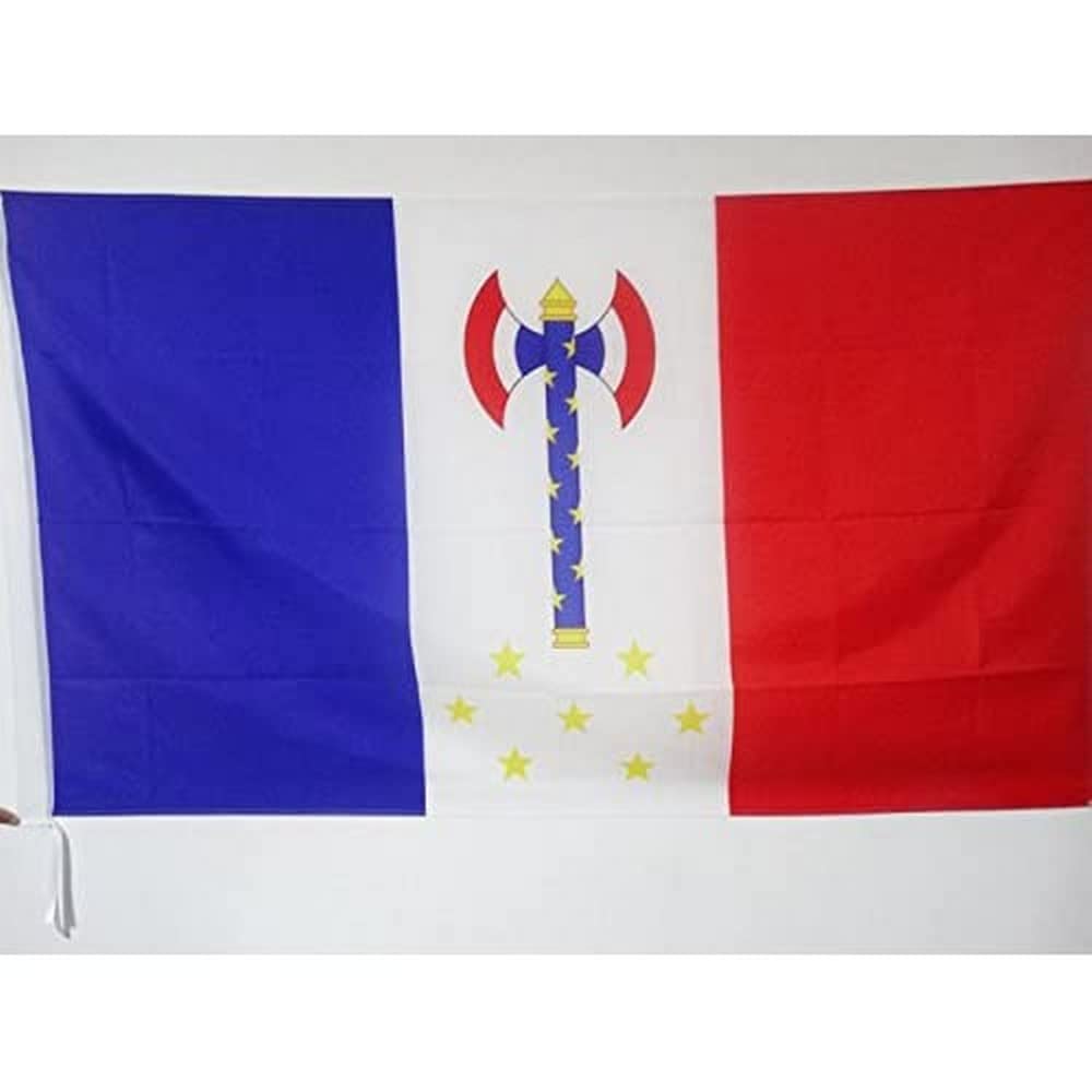 Drapeau France Régime de Vichy avec Fourreau pour Hampe, 150cm x 90cm