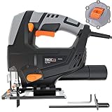TACKLIFE Classic 5.0 Amp 3000SPM Jigsaw, Variable Speed, Tool-free Blade Changing, Lightweight Design, 10 Feet Cord, Pure Copper Motor - PJS03A