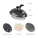 MARNUR Scalp Massager Shampoo Brush Electric Massage Battery Operated with Vibration Massage for Head Hair Shoulder Foot Back with 3 Interchangeable Attachments