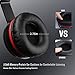 Active Noise Cancelling Wired/Wireless Bluetooth Headphones with Mic,Monodeal Foldable on The Ear Headset,Soft Memory-Protein Earmuffs,Hi-Fi Stereo Headset for PC/Cell Phones/TVthumb 3