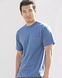 Hanes Beefy-T With A Pocket, Orange , X-Large, Online Clothing Store