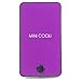 Wooboo Mini Cooli 5th generation Mini Portable USB Rechargeable HandHeld Air Conditioner Summer Cooler Fan,Batteries Powered No Leaf Fan (Purple)