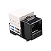 Cable Matters [UL Listed] 10-Pack 10Gbps Cat6 Keystone Jacks, RJ45 Keystone Jack, Ethernet Keystone Jack in Black for Patch Panel and Wall Plate