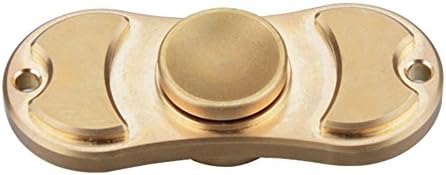 Camande Fidget Spinners EDC Spinners, Premium Quality Brass, Table Top Design, Relieve your Stress, Anxiety, Hand Spinner ADHD Focus Toy， Kids/Adult Funny Anti Stress Toys Gift (Gold)
