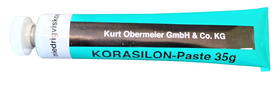 KD89 Korasilon Low Viscosity Silicone Grease for Demoulding, Mounting or Protection and Care of Seals, Water-Repellent and Insoluble, Colourless, clear