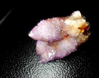 AAA Amethyst and Ametrine Spirit Quartz Crystal Point Twinned Cluster, Wire Wrapping, Collection or Jewelry. South Africa