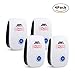 iHomy Ultrasonic Pest Repeller [4-Pack] , Plug in Repellent Indoor for Mosquitoes, Mice, Ants, Rats, Roaches, Spiders, Bugs, Flies, Rodents - Eco-Friendly, Human & Pet Safe Pest Warrior