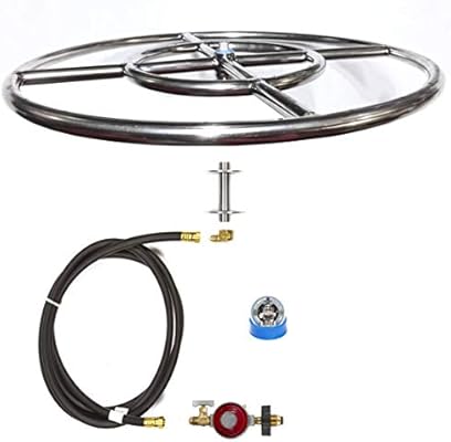 Convert Your Wood Fire Pit To Propane Diy Propane 12 Fire Pit