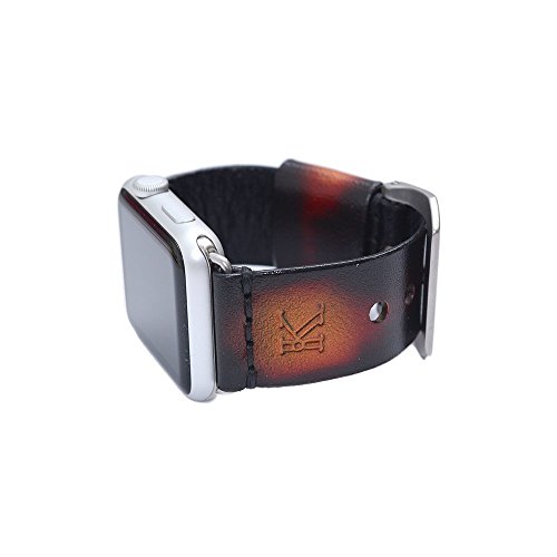Personalized Genuine Leather Apple Watch Band 42mm - 38mm / Custom Apple Watch Strap, iWatch Band Leather Accessories, iWatch Strap Adapter