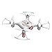 ZANTEC Syma X20 10 Inch Mini Remote Control 55yd RC Helicopter Best Pocket Drone Quadcopter White