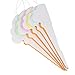 zilue Ice Cream Party Decorations, Hanging Ice Cream Paper Honeycomb Decorations for Birthday Party Baby Shower Two Sweet Party Decor Pack of 5 Mix