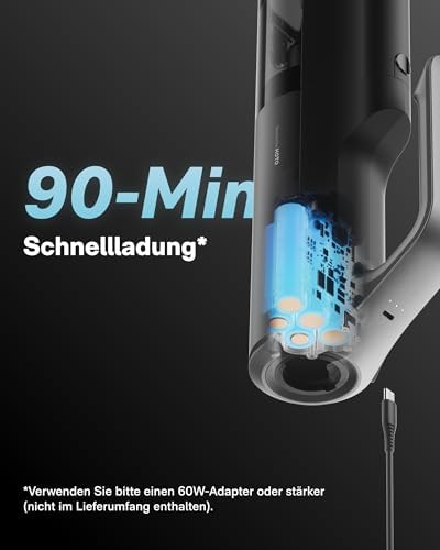 BlowVac™ Handstaubsauger Akku, 23000Pa Starke Leistung, 3 Saugstufen