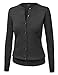 MBJ WSK781 Womens Keep It Classic Round Cardigan XXXL CHARCOAL