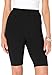 Roaman's Women's Plus Size Essential Stretch Bike Short - 1X, Black
