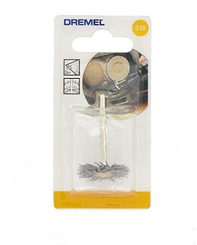 Dremel 538 High Performance Abrasive Brush, 26 mm Bristle Brush for Rust and Corrosion Removal Deburring, silver, 26.0 mm - Image 4