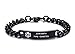 Custom Free Engraving- 8mm High Polished Surgical Steel Chain Medical Alert ID Bracelets for Women and Men