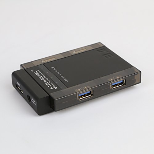 J-Tech Digital SuperSpeed USB 3.0 4-Port Hub Backward Compatible with USB 2.0 with USB 3.0 Cable