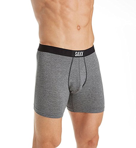 SAXX Vibe Boxer Brief, L, Salt / Pepper