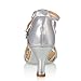 Women's Professional Latin Dance Shoes Satin Salsa Ballroom Wedding Dancing Shoes 2.4'' Heel