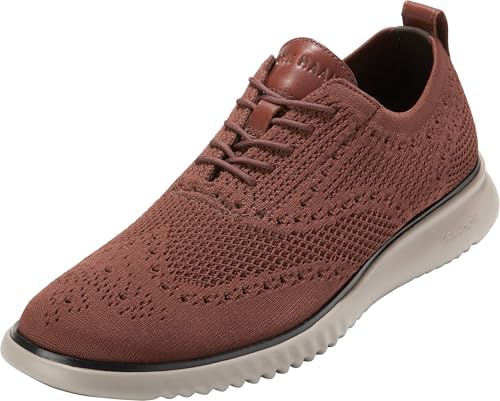 Amazon.com | Cole Haan 4.Zerogrand Wing Tip Oxford British Tan