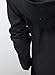 Susanny Womens Modern Button Closure Asymmetrical Winter Long Trench Jackets Coat, L(US M), Black