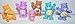 Care Bears Cupcake Topper Birthday Party Decorations Set of 12 Figures with Share Bear, Wonderheart Bear, Grumpy Bear, Wish Bear and Many More!