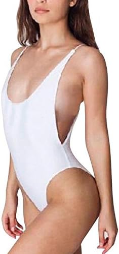 DARALE Women's Bandage One Piece Swimsuit Backless Beach Bikini