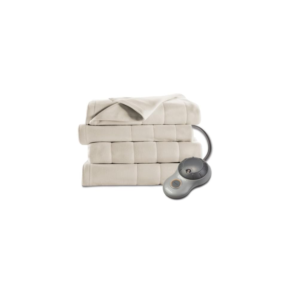 Sunbeam BSF9GKS R757 13A00 Quilted Fleece Heated Blanket, King