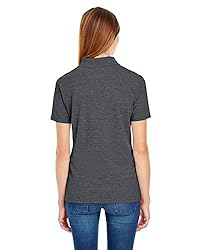 HN LADS X-TEMP PIQUE SS SHIRT,Charcoal