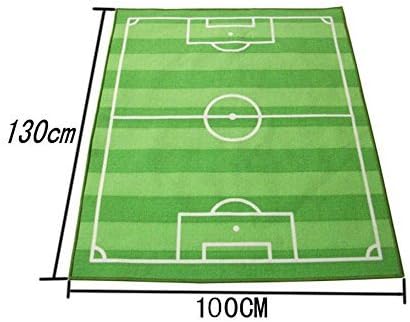Wellwellbuy Soccer Ground Kids Rug Size Soccer Field Ground Room Carpet Mat Kids Area Play Rug 43'' W x51'' L (43'' W x51'' L)