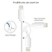 Fene 4 Pack Certified Lightning to USB Cable for iPhone iPad iPod 10 Feet (Color May Vary)